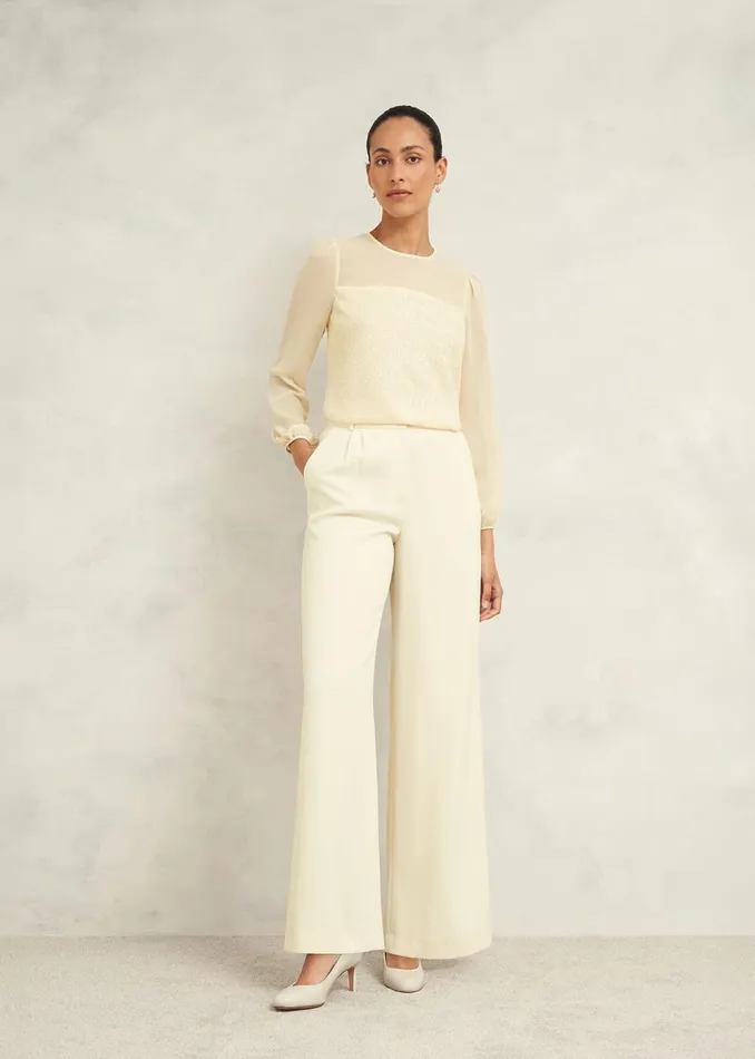Women Zariah Sequin Top Buttercream Hobbs Tops