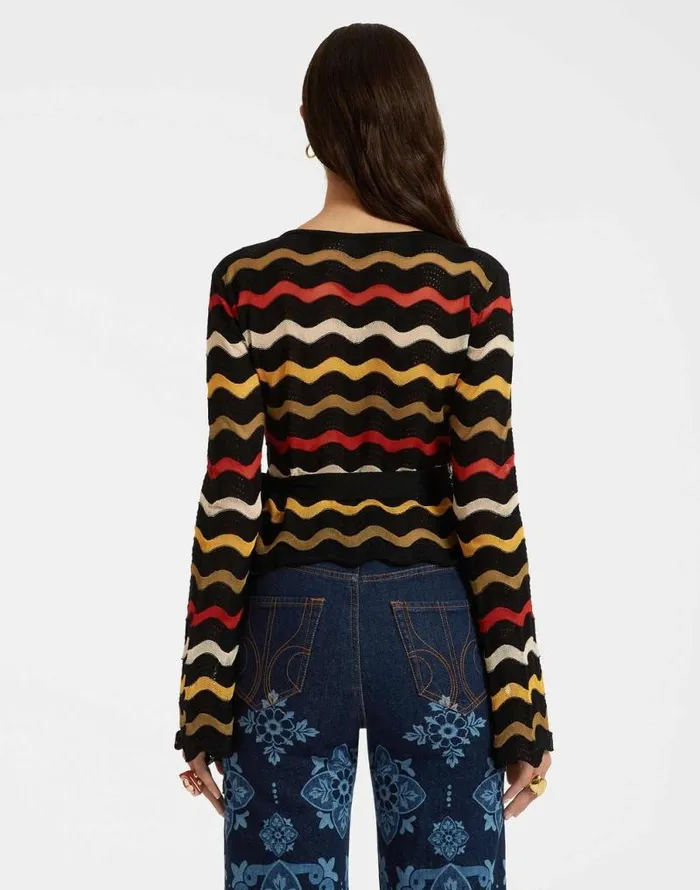 Zephyr Top Black Women La Double J Knitwear Zephyr Top Black Women La Double J Knitwear