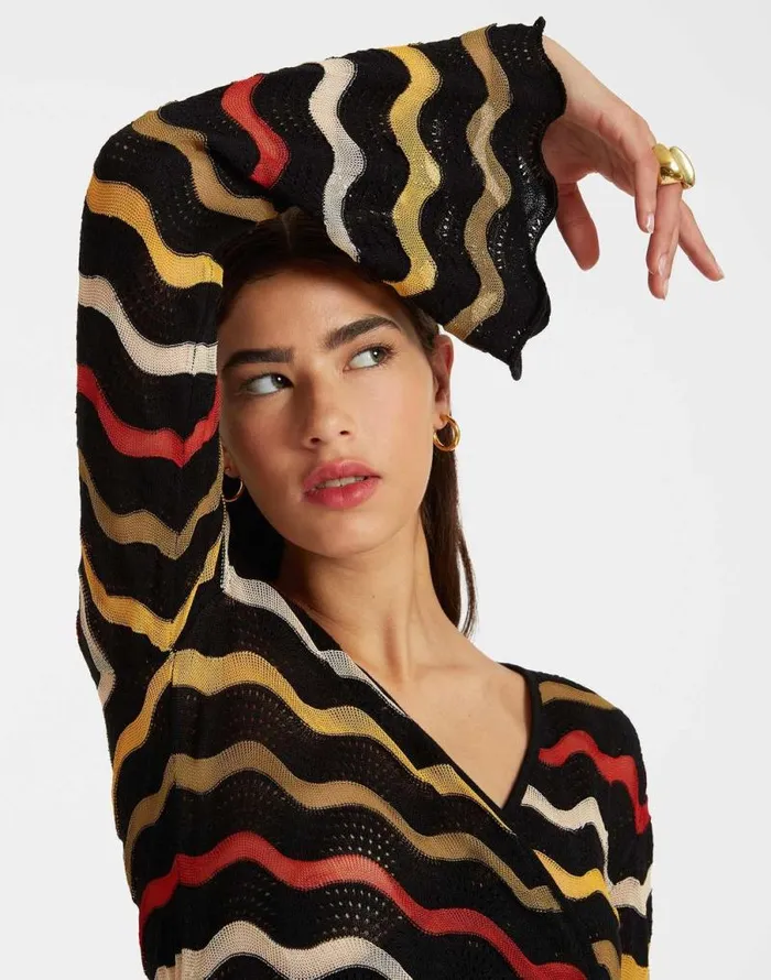 Zephyr Top Black Women La Double J Knitwear Zephyr Top Black Women La Double J Knitwear