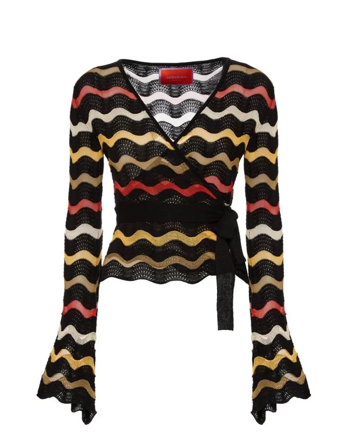 Zephyr Top Black Women La Double J Knitwear Zephyr Top Black Women La Double J Knitwear